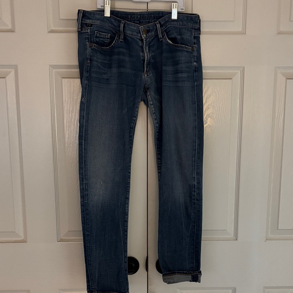 Citizens Of Humanity Indigo Straight Leg Jeans